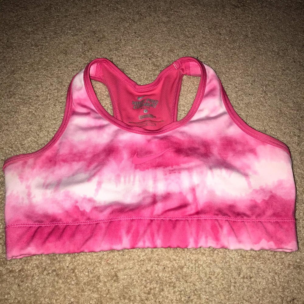 Nike tie dye sports bra